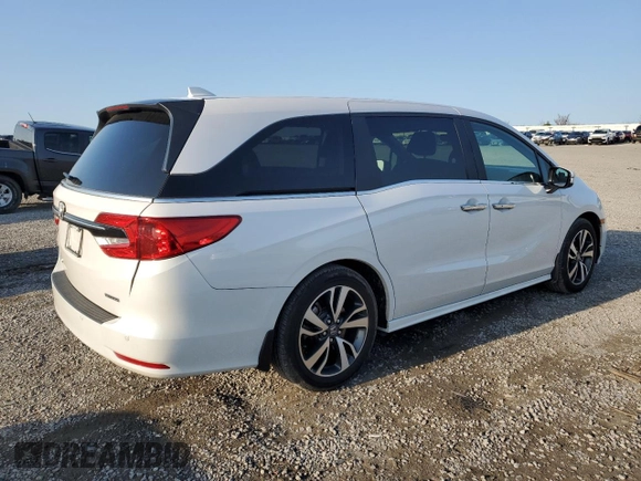 2024 Honda Odyssey Touring z VIN 5FNRL6H82RB039313, wystawiony jako Copart lot #52632005 z przebiegiem 18 447 mil mil oraz Szkoda całkowita • Salvage title. Historia ofert i sprzedaży dostępna na DreamBid. Obrazek 3.