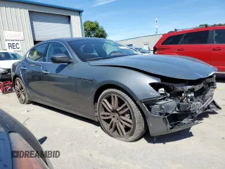 2019 Maserati Ghibli S Q4 GranLusso with VIN ZAM57YTL2K1309855, listed as a Copart auction lot 70747164 with 38,614 mi miles and Salvage Title. Bid and sale history available at carsss.com. Image 4.