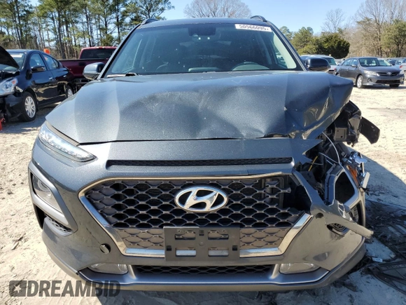 2019 Hyundai Kona Limited with VIN KM8K3CA50KU387412, listed as a Copart auction lot 50566095 with 124,779 mi miles and Salvage Title. Bid and sale history available at carsss.com. Image 5.