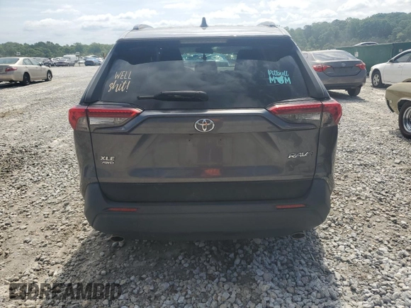 2020 Toyota RAV4 XLE with VIN 2T3P1RFV4LC096476, listed as a Copart auction lot 56592615 with 90,310 mi miles and Salvage title. Bid and sale history available at DreamBid. Image 6.