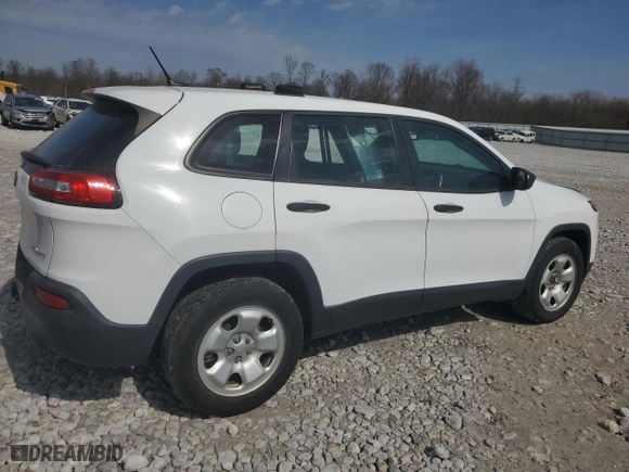 2014 Jeep Cherokee Sport with VIN 1C4PJMAB9EW301387, listed as a Copart auction lot 48800365 with 103,138 mi miles and Clean Title. Bid and sale history available at carsss.com. Image 3.