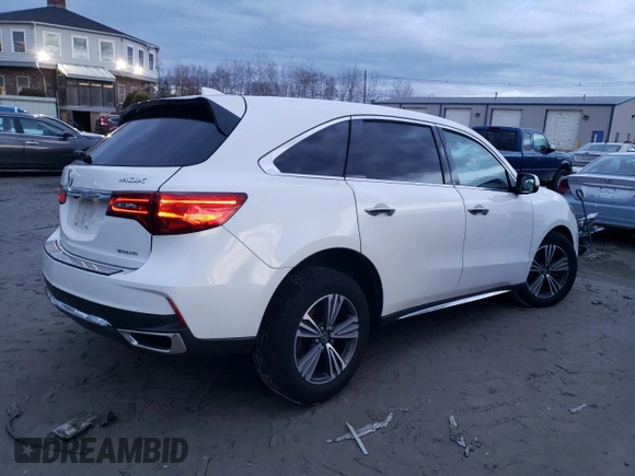 2018 Acura MDX with VIN 5J8YD4H3XJL026054, listed as a Copart auction lot 85116854 with 83,446 mi miles and Salvage Title. Bid and sale history available at DreamBid. Image 3.
