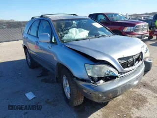 2001 Lexus RX 300 with VIN JTJGF10U610117781, listed as a IAAI auction lot 41809108 with 127,804 mi miles. Bid and sale history available at carsss.com. Image 1.