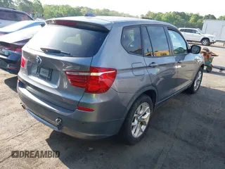 2013 BMW X3 xDrive28i with VIN 5UXWX9C55D0D01209, listed as a IAAI auction lot 42106173 with 1,008,276 mi miles and . Bid and sale history available at DreamBid. Image 4.