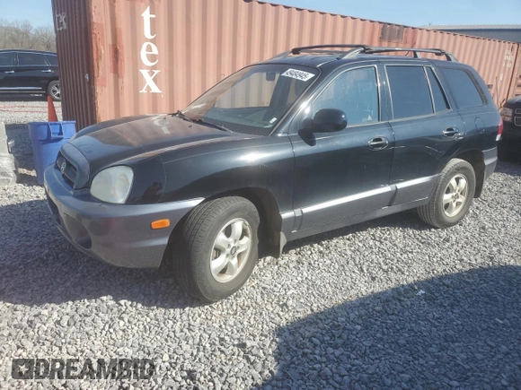2006 Hyundai Santa Fe GLS with VIN KM8SC73D96U094903, listed as a Copart auction lot 49484945 with 180,838 mi miles and Salvage Title. Bid and sale history available at carsss.com. Image 1.