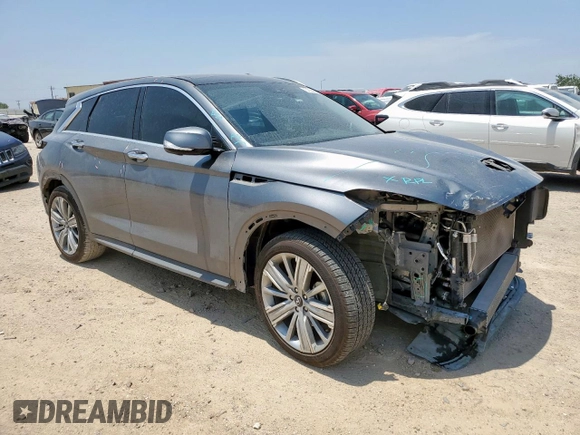 2021 Infiniti QX50 Essential с VIN 3PCAJ5CA4MF101584, выставлен на аукционе Copart как лот 57324295 с пробегом Не указан миль и Списание • Salvage title. История ставок и продаж доступна на DreamBid. Изображение 4.