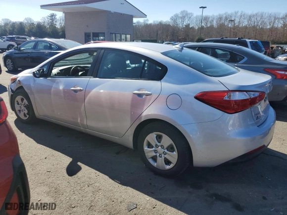 2016 Kia Forte LX with VIN KNAFK4A68G5615341, listed as a Copart auction lot 47040765 with 89,263 mi miles and Clean Title. Bid and sale history available at carsss.com. Image 2.