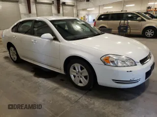 2011 Chevrolet Impala LS Fleet with VIN 2G1WF5EKXB1240088, listed as a Copart auction lot 54491235 with 178,269 mi miles and Salvage Title. Bid and sale history available at DreamBid. Image 4.
