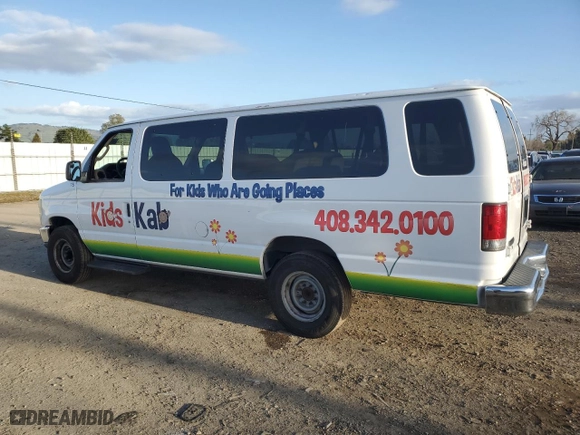 2010 Ford Econoline Wagon XL with VIN 1FBSS3BL5ADA43808, listed as a Copart auction lot 44814335 with 224,363 mi miles and Clean Title. Bid and sale history available at carsss.com. Image 2.