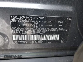 2023 Toyota RAV4 Hybrid XLE with VIN JTMRWRFV2PD201561, listed as a IAAI auction lot 41576987 with 30,417 mi miles. Bid and sale history available at carsss.com. Image 9.