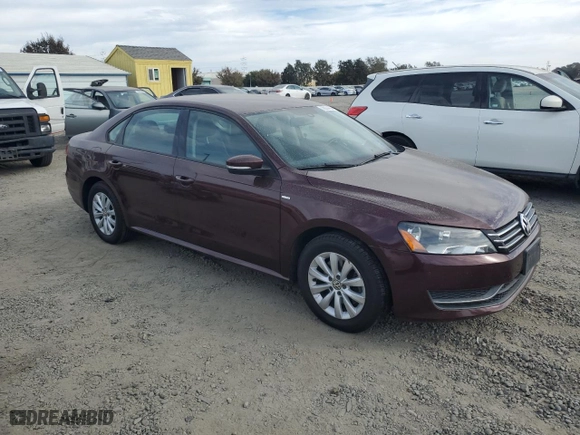 2014 Volkswagen Passat Wolfsburg Ed with VIN 1VWAT7A3XEC063607, listed as a Copart auction lot 78034094 with 136,243 mi miles and Salvage Title. Bid and sale history available at carsss.com. Image 4.