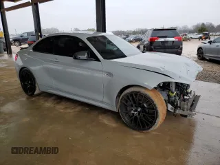 2020 BMW M2 Competition with VIN WBS2U7C02L7F01156, listed as a Copart auction lot 37743334 with 35,834 mi miles. Bid and sale history available at carsss.com. Image 4.