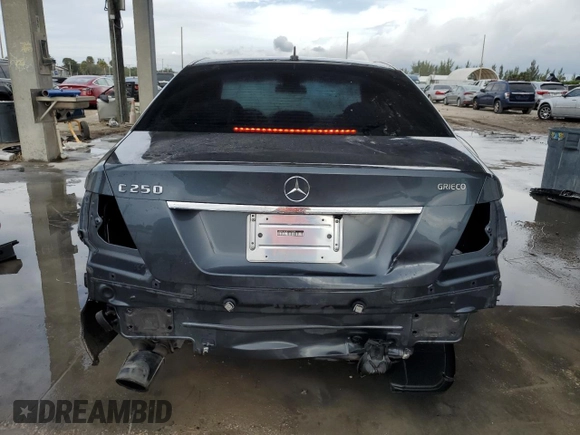 2013 Mercedes-Benz C 250 Sport with VIN WDDGF4HBXDA787894, listed as a Copart auction lot 85084134 with 148,723 mi miles and Salvage Title. Bid and sale history available at DreamBid. Image 6.