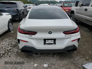 2022 BMW 8 Series M850i with VIN WBAGV8C03NCJ56725, listed as a Copart auction lot 66950784 with 26,359 mi miles and Salvage Title. Bid and sale history available at carsss.com. Image 6.