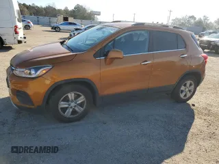 2017 Chevrolet Trax LT with VIN 3GNCJLSB5HL149486, listed as a Copart auction lot 87490244 with 129,539 mi miles and Salvage Title. Bid and sale history available at carsss.com. Image 1.