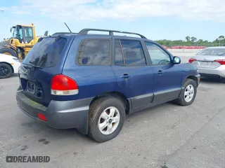 2006 Hyundai Santa Fe GLS with VIN KM8SC13D76U090698, listed as a IAAI auction lot 42005394 with 1 mi miles. Bid and sale history available at carsss.com. Image 4.