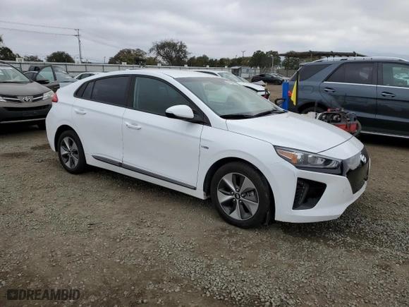 2019 Hyundai Ioniq Electric with VIN KMHC75LH4KU045263, listed as a Copart auction lot 43736695 with 99,399 mi miles and Salvage Title. Bid and sale history available at carsss.com. Image 4.