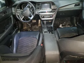 2019 Hyundai Sonata Sport with VIN 5NPE34AF6KH794225, listed as a Copart auction lot 46587045 with 100,155 mi miles and Non Repairable. Bid and sale history available at carsss.com. Image 8.