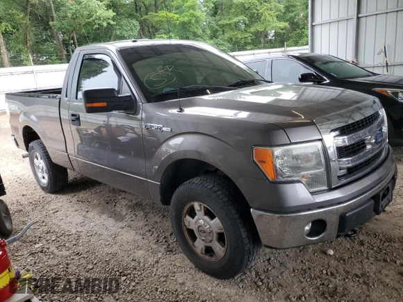 2014 Ford F-150 XL с VIN 1FTMF1EM8EFA25671, выставлен на аукционе Copart как лот 58941145 с пробегом 183 542 миль миль и Списание • Salvage title. История ставок и продаж доступна на DreamBid. Изображение 4.