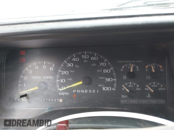 1998 Chevrolet Silverado 1500 with VIN 2GCEK19R2W1255365, listed as a IAAI auction lot 41939461 with 276,204 mi miles and . Bid and sale history available at DreamBid. Image 7.