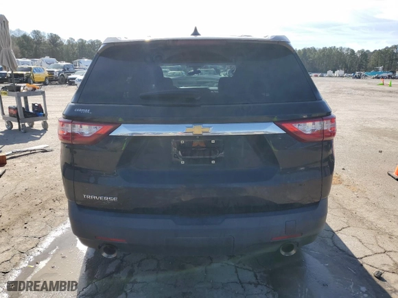 2020 Chevrolet Traverse LS with VIN 1GNERFKW5LJ122231, listed as a Copart auction lot 45898095 with 77,264 mi miles and Salvage Title. Bid and sale history available at carsss.com. Image 6.