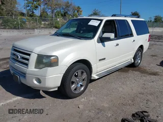 2007 Ford Expedition EL Limited with VIN 1FMFK195X7LA98810, listed as a IAAI auction lot 41347097 with 137,563 mi miles. Bid and sale history available at carsss.com. Image 2.