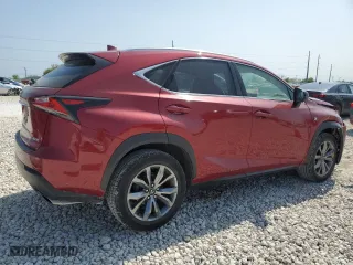 2017 Lexus NX with VIN JTJYARBZ8H2069015, listed as a Copart auction lot 51103195 with 136,127 mi miles and Salvage Title. Bid and sale history available at carsss.com. Image 3.