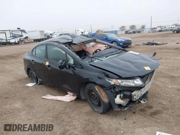 2014 Honda Civic LX z VIN 19XFB2F55EE228884, wystawiony jako IAAI lot #41411520 z przebiegiem Nie podano mil oraz . Historia ofert i sprzedaży dostępna na DreamBid. Obrazek 1.