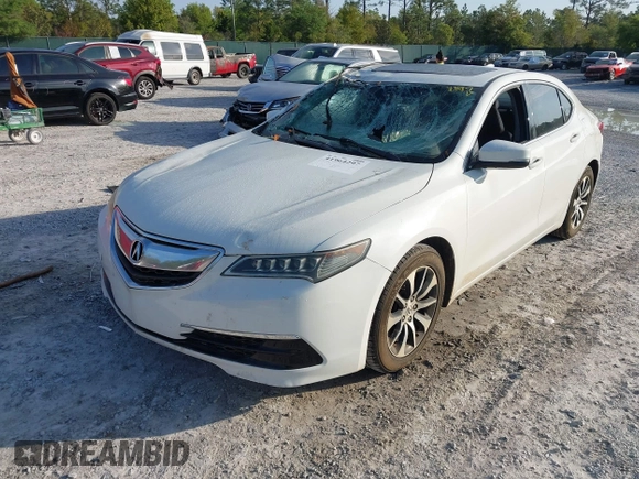 2016 Acura TLX with VIN 19UUB1F34GA001886, listed as a IAAI auction lot 41964297 with 87,847 mi miles. Bid and sale history available at carsss.com. Image 17.