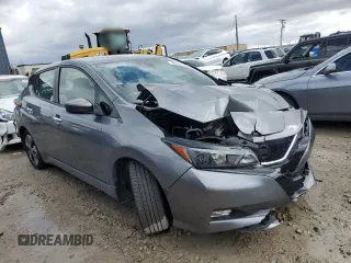 2022 Nissan LEAF SV with VIN 1N4AZ1CV0NC554254, listed as a Copart auction lot 48194425 with Not Provided miles and Salvage Title. Bid and sale history available at DreamBid. Image 4.