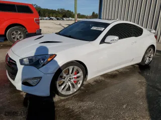 2016 Hyundai Genesis Coupe 3.8L Ultimate with VIN KMHHU6KJ2GU136466, listed as a Copart auction lot 87190494 with 56,184 mi miles and Salvage Title. Bid and sale history available at carsss.com. Image 1.