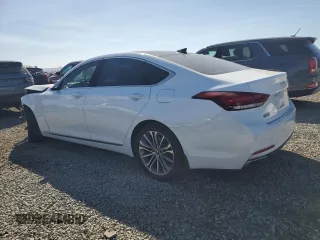 2015 Hyundai Genesis 3.8L with VIN KMHGN4JE2FU079041, listed as a Copart auction lot 46536175 with 109,551 mi miles and Salvage Title. Bid and sale history available at DreamBid. Image 2.