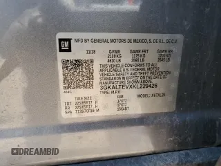 2019 GMC Terrain SLE with VIN 3GKALTEVXKL229426, listed as a Copart auction lot 61273945 with 86,956 mi miles and Salvage title. Bid and sale history available at DreamBid. Image 14.