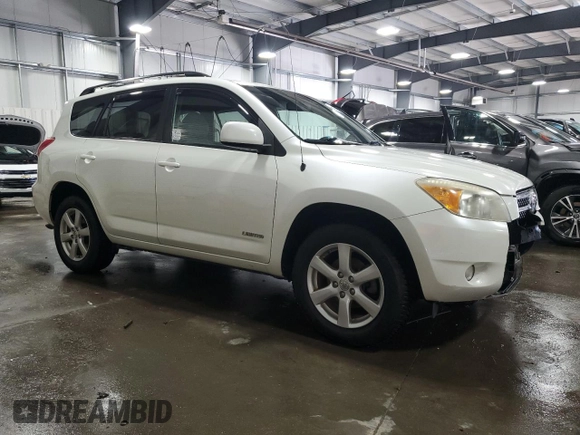 2007 Toyota RAV4 Limited with VIN JTMBK31V475024121, listed as a Copart auction lot 46586295 with 180,863 mi miles and Salvage Title. Bid and sale history available at carsss.com. Image 4.