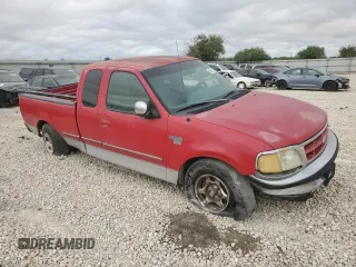 1998 Ford F-150 with VIN 1FTZX1761WKA53404, listed as a Copart auction lot 80628524 with 253,399 mi miles and Salvage title. Bid and sale history available at DreamBid. Image 4.