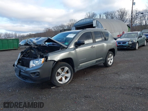 2012 Jeep Compass Sport with VIN 1C4NJDBB2CD577392, listed as a IAAI auction lot 41897809 with 20,801 mi miles. Bid and sale history available at carsss.com. Image 2.