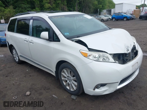 2015 Toyota Sienna Limited with VIN 5TDDK3DCXFS103594, listed as a IAAI auction lot 42515466 with 96,684 mi miles and . Bid and sale history available at DreamBid. Image 1.