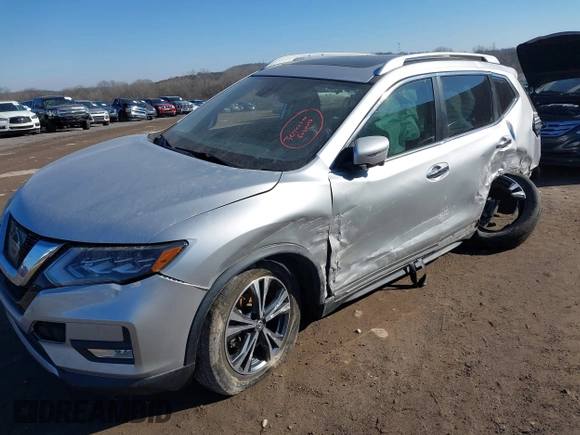 2017 Nissan Rogue SL with VIN JN8AT2MT0HW380062, listed as a IAAI auction lot 41327848 with Not Provided miles and . Bid and sale history available at DreamBid. Image 16.