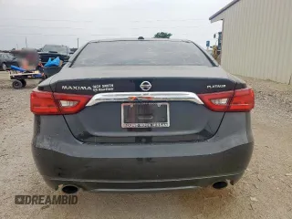 2017 Nissan Maxima S with VIN 1N4AA6AP8HC402865, listed as a Copart auction lot 55953805 with 93,760 mi miles and Salvage title. Bid and sale history available at DreamBid. Image 6.