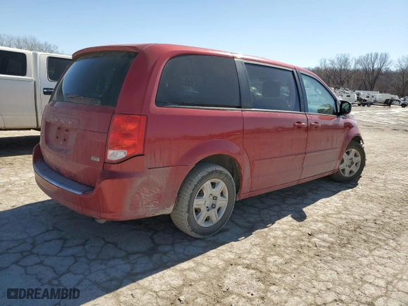 2012 Dodge Grand Caravan SE with VIN 2C4RDGBG2CR349315, listed as a Copart auction lot 46658355 with 193,048 mi miles and Salvage Title. Bid and sale history available at carsss.com. Image 3.