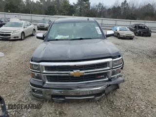 2014 Chevrolet Silverado 1500 LTZ with VIN 3GCUKSEC8EG287696, listed as a Copart auction lot 42191065 with Not Provided miles and Salvage Title. Bid and sale history available at DreamBid. Image 5.