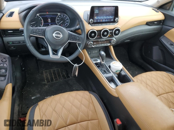 2024 Nissan Sentra SV with VIN 3N1AB8CV1RY284118, listed as a Copart auction lot 46862305 with 17,641 mi miles and Salvage Title. Bid and sale history available at carsss.com. Image 8.