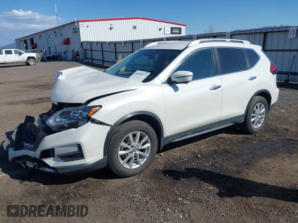 2017 Nissan Rogue SV with VIN KNMAT2MV7HP580637, listed as a IAAI auction lot 42040075 with 47,514 mi miles. Bid and sale history available at carsss.com. Image 18.