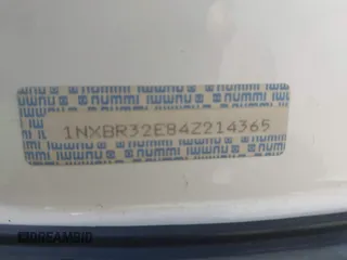 2004 Toyota Corolla CE with VIN 1NXBR32E84Z214365, listed as a IAAI auction lot 42218776 with 248,810 mi miles and . Bid and sale history available at DreamBid. Image 9.