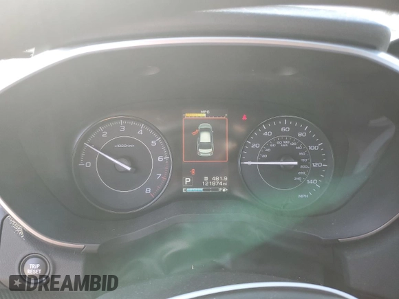 2017 Subaru Impreza Premium with VIN 4S3GKAD65H3605381, listed as a Copart auction lot 48922895 with 121,874 mi miles and Salvage title. Bid and sale history available at DreamBid. Image 9.