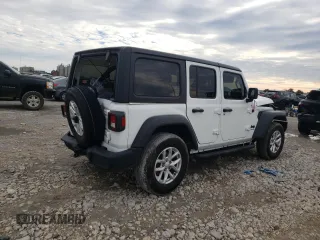 2023 Jeep Wrangler Sport Altitude with VIN 1C4HJXDG8PW620005, listed as a Copart auction lot 88764605 with 25,724 mi miles and Salvage Title. Bid and sale history available at DreamBid. Image 3.