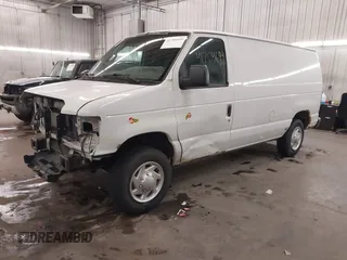 2011 Ford Econoline Cargo Commercial with VIN 1FTNE1EW9BDB06341, listed as a IAAI auction lot 41704699 with 207,452 mi miles and . Bid and sale history available at carsss.com. Image 2.