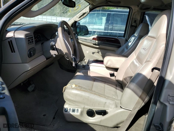 2004 Ford Excursion Limited with VIN 1FMNU42L04EC12023, listed as a Copart auction lot 75476233 with 291,882 mi miles and Salvage Title. Bid and sale history available at carsss.com. Image 7.