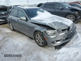 2008 Mercedes-Benz C 350 Sport with VIN WDDGF56X58F016031, listed as a Copart auction lot 45545055 with 149,862 mi miles and Salvage Title. Bid and sale history available at DreamBid. Image 4.