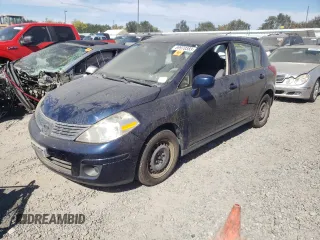 2009 Nissan Versa 1.8 S with VIN 3N1BC13E99L381282, listed as a Copart auction lot 69970383 with 0 mi miles and Non Repairable. Bid and sale history available at carsss.com. Image 1.
